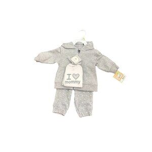 Carters I Love Mommy 3 Months 3 Piece Set NWT